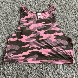 PINK Camo Muscle Tank